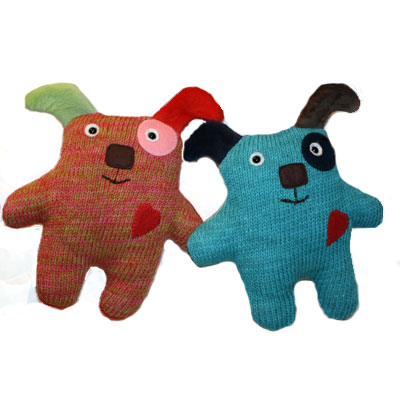 Vintage sock snugglies liten hund Vintage sock snugglies liten hund