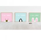 Poster, 3-pack, humla, pingvin och kanin