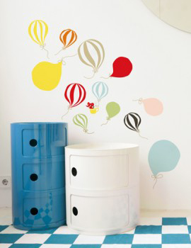 Wallsticker balloons från Littlephant