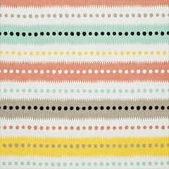 Tyg Stripe dot, white/multi