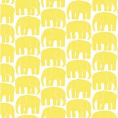 Tyg Elefantti, gula elefanter
