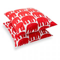 Tyg Elefantti, röda elefanter