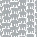 Tyg Elefantti, gråa elefanter