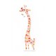 Wall sticker, Giraffe flowers